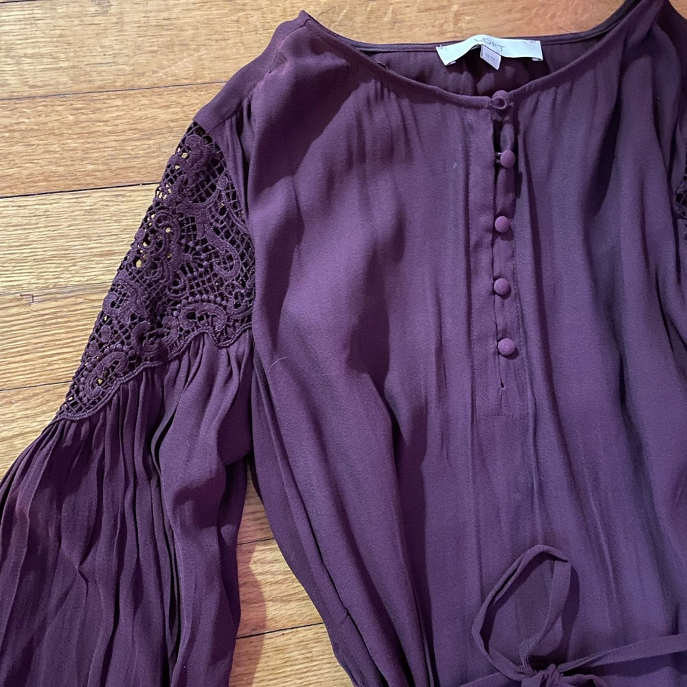 LOFT balloon sleeve dress - Picture 2 of 4